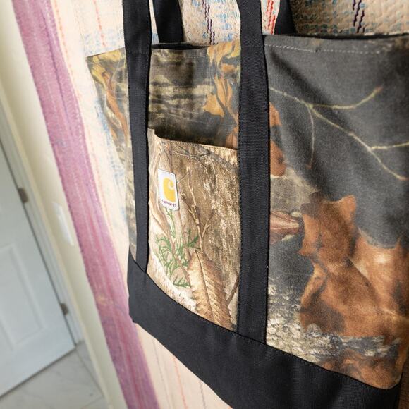 Upcycled handmade carhartt tote bag - Picture 5 of 8